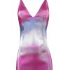 Women Area Dresses | Ombre Crystal Mini Dress