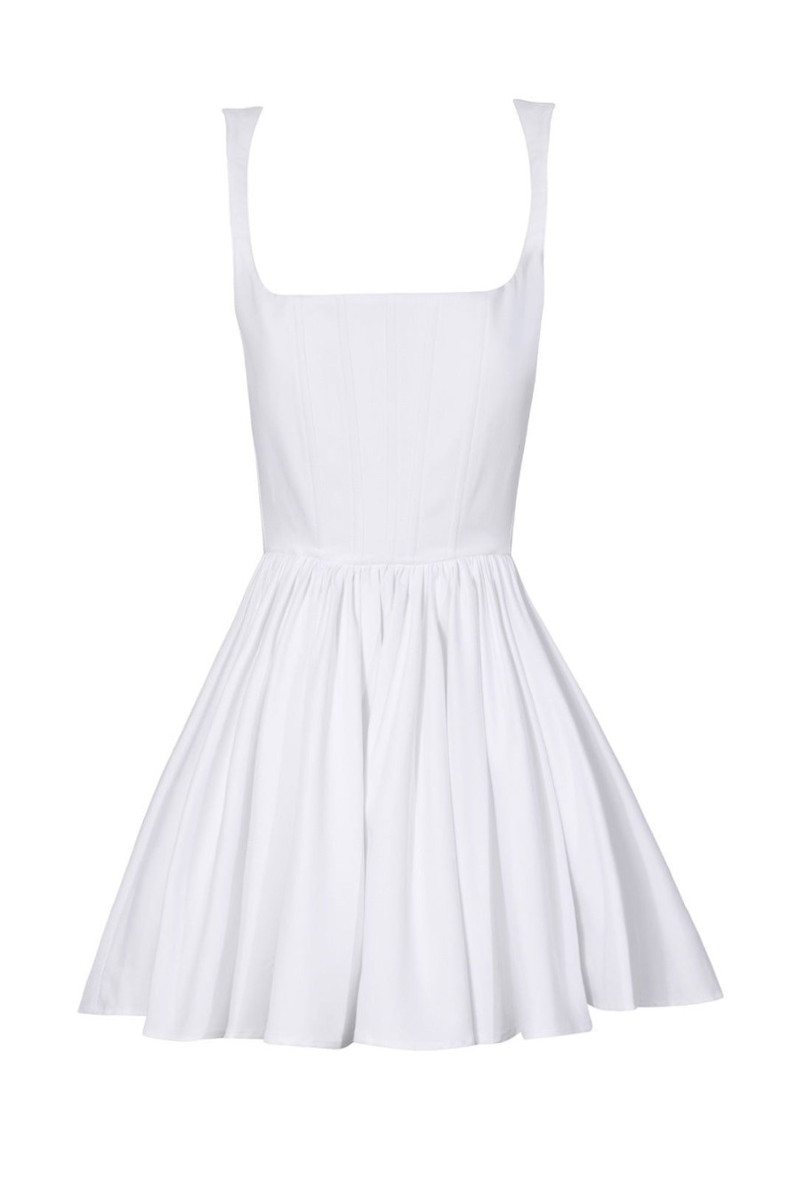 Women Silvia Astore Dresses | Annie Dress-White