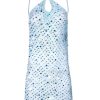 Women Coperni Dresses | Blue Sequin Mini Dress