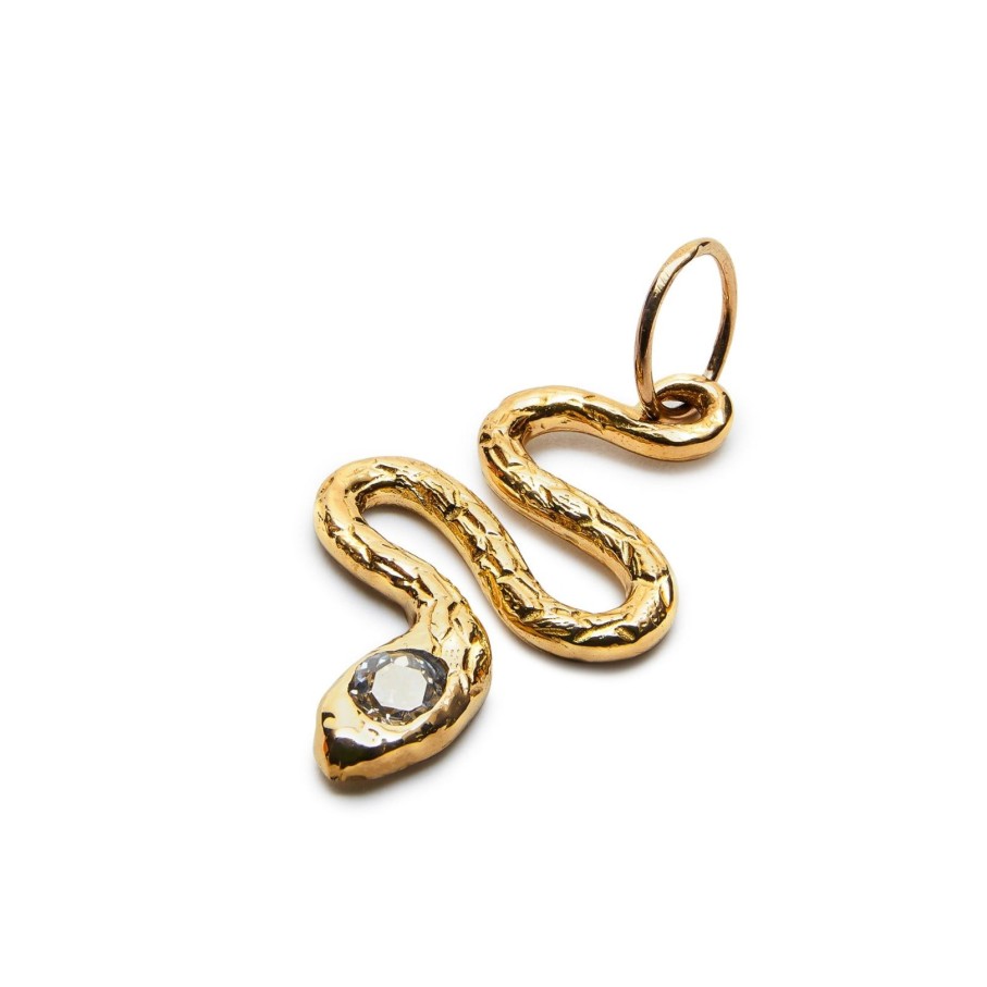 Women Genevieve Jewellery Jewelry | Diamond Slither Pendant