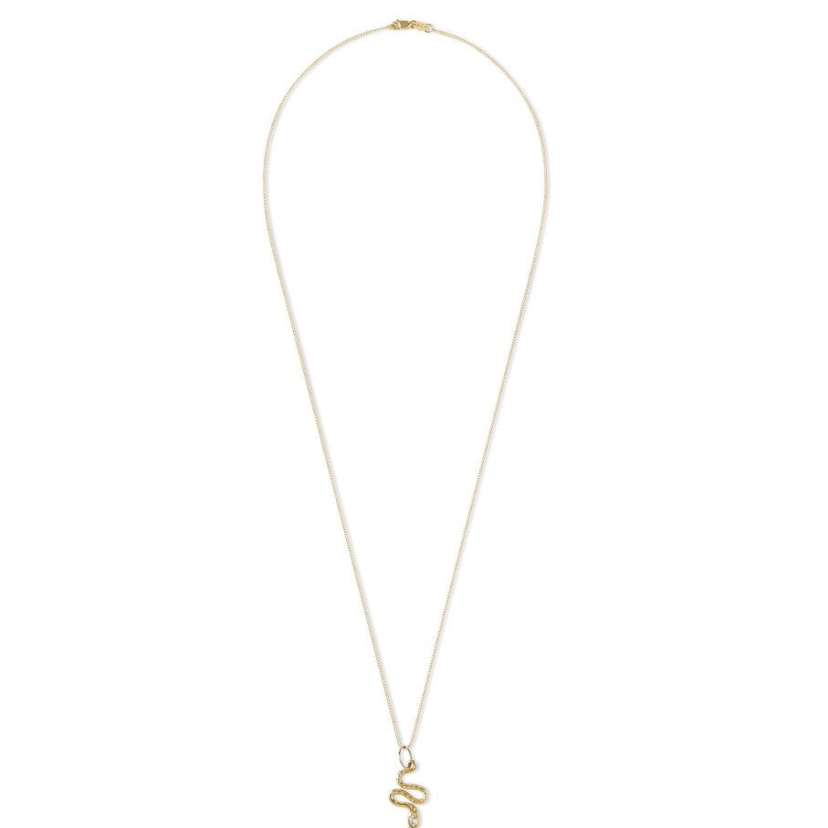 Women Genevieve Jewellery Jewelry | Diamond Slither Pendant