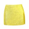 Women Giuseppe Di Morabito Dresses | Crystal Embellished Mini Skirt- Yellow