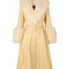 Women Saks Potts Coats | Shortbread Foxy Shearling Coat