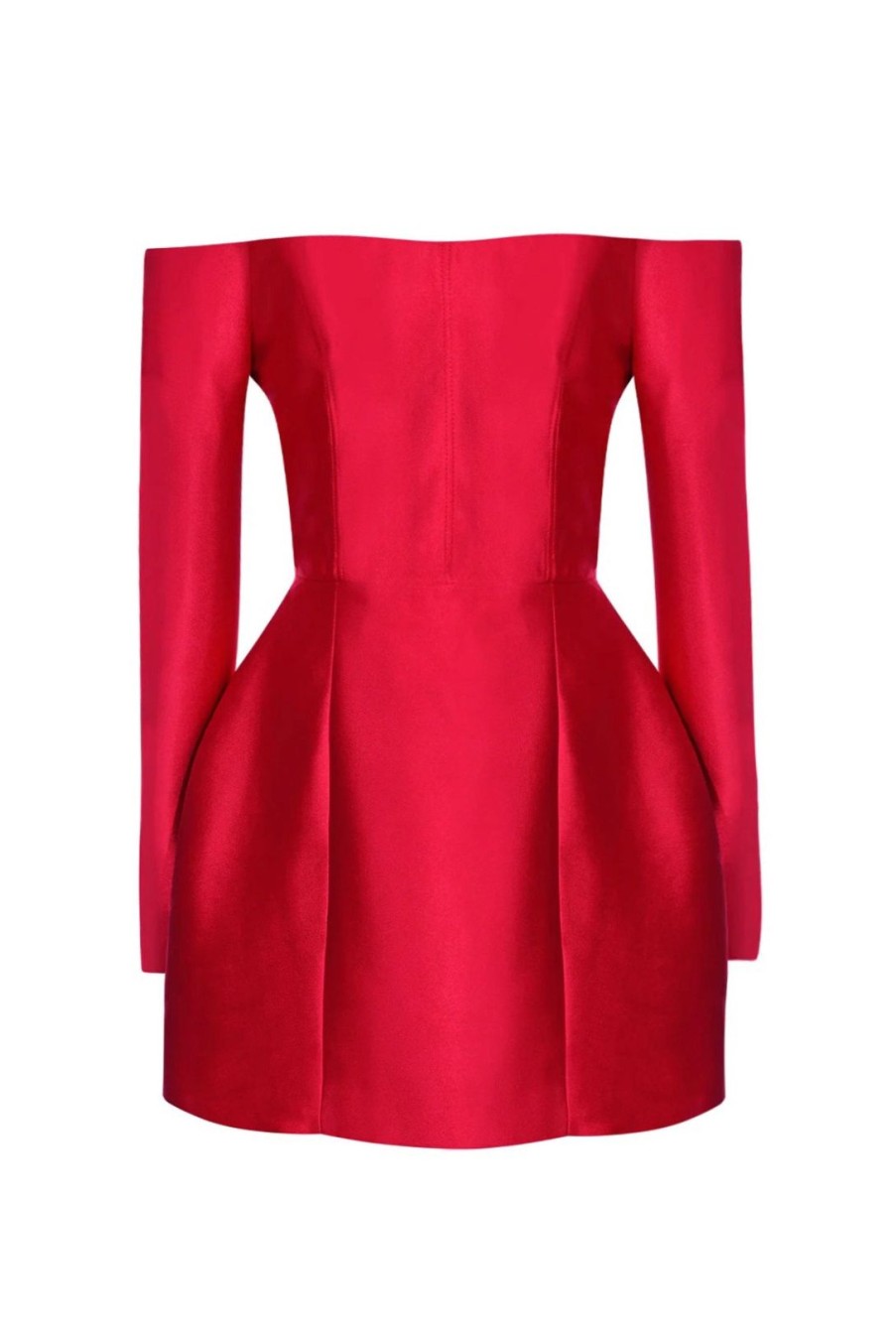 Women Silvia Astore Dresses | Silvi Dress- Red