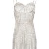 Women Area Dresses | Crystal Bustier Fringe Dress