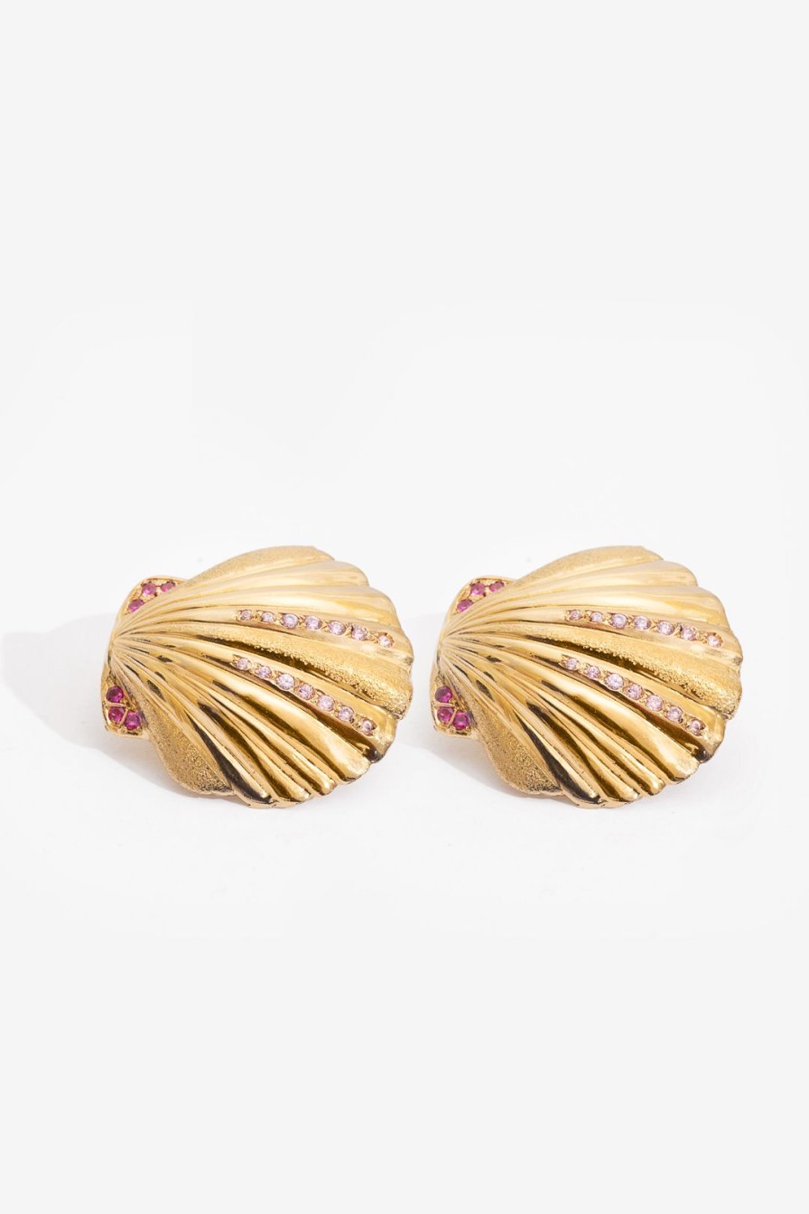 Women Liase Jewelry | Nucleus Scallops Earrings