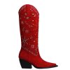 Women Annie's Ibiza x Terry de Havilland | Red Suede Ziggy Boots