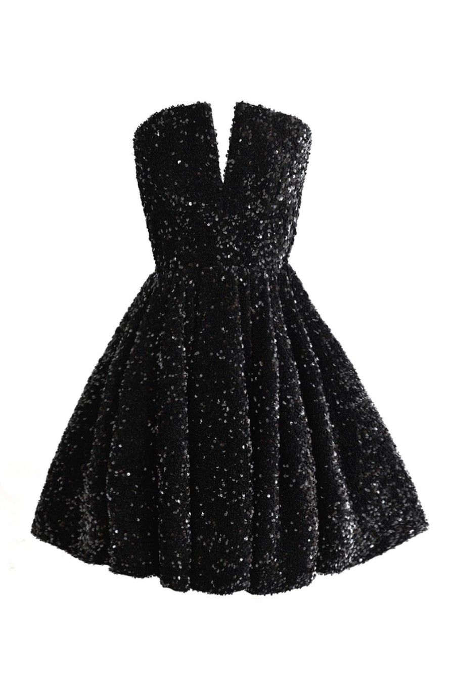 Women Richard Quinn Dresses | Corset Sequin Mini Dress