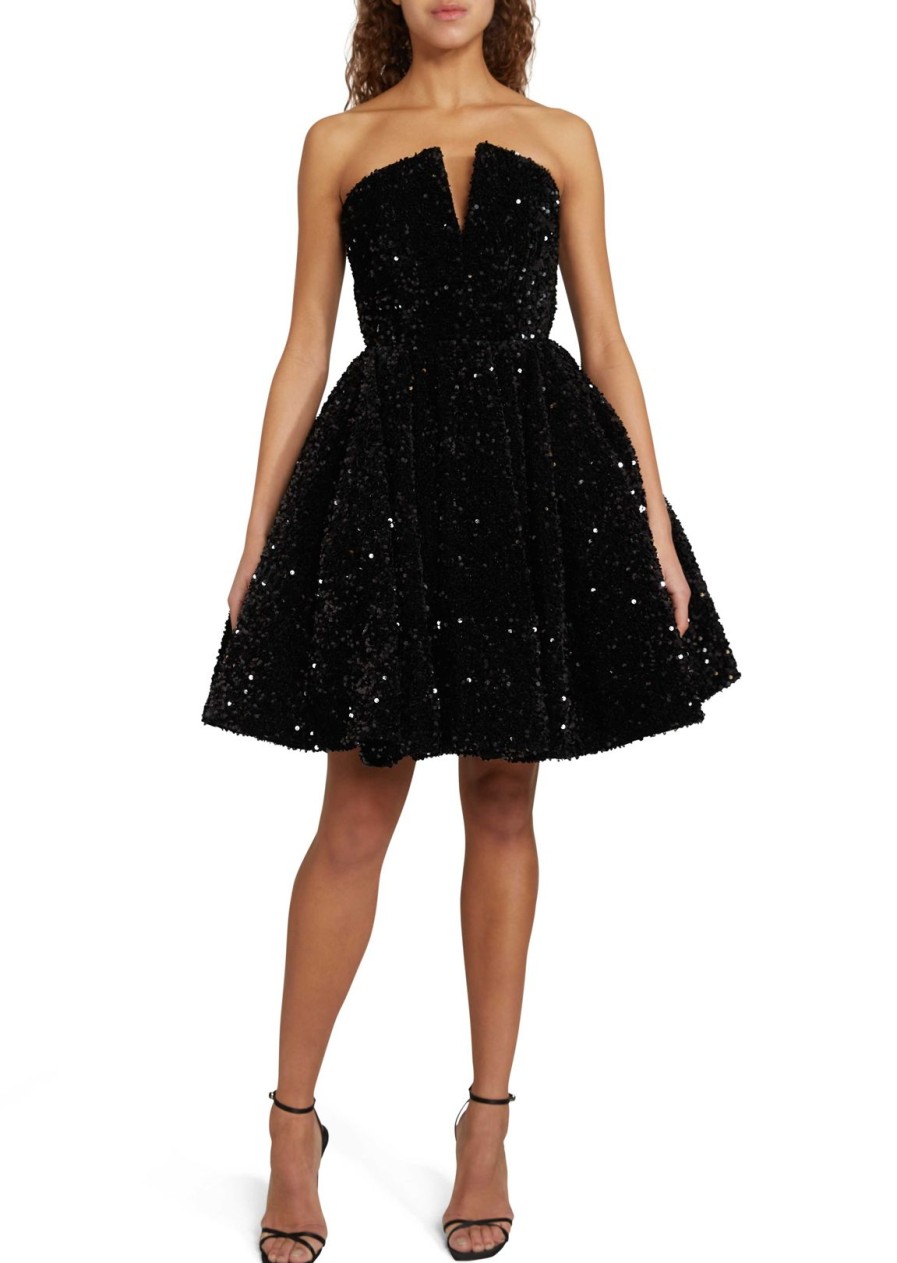 Women Richard Quinn Dresses | Corset Sequin Mini Dress