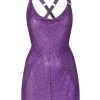 Women Poster Girl Dresses | Adrianne Dress-Amethyst