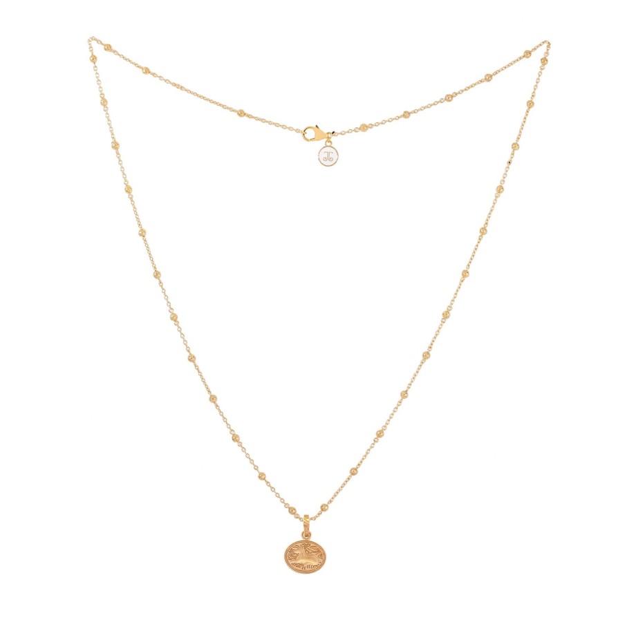 Women Annie's x Jade Jagger Jewelry | Podenco Dog Charm Necklace, Gold Vermeil