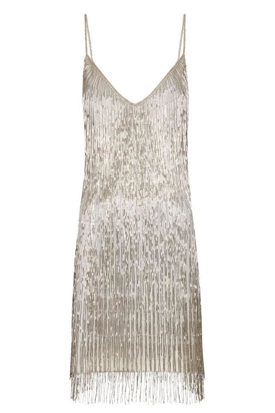 Women Javier Osorio Dresses | Athena Silver Dress