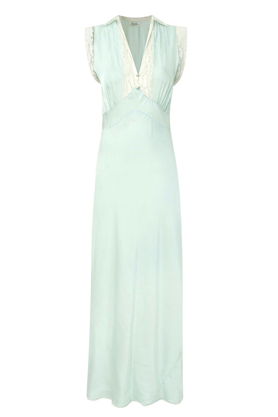 Women Annie's Archive Dresses | 1940'S Baby Blue Slip Dress