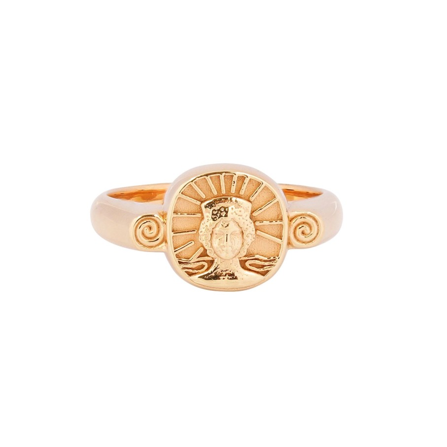 Women Annie's x Jade Jagger Jewelry | Tanit Ring, Gold Vermeil