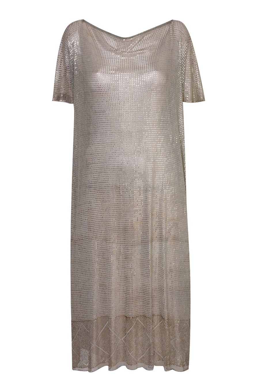 Women Annie's Archive Dresses | 1920'S Assiut Egyptian Silver Dress