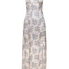 Women Kim Shui Dresses | Blue Chinoiserie Silk Gown