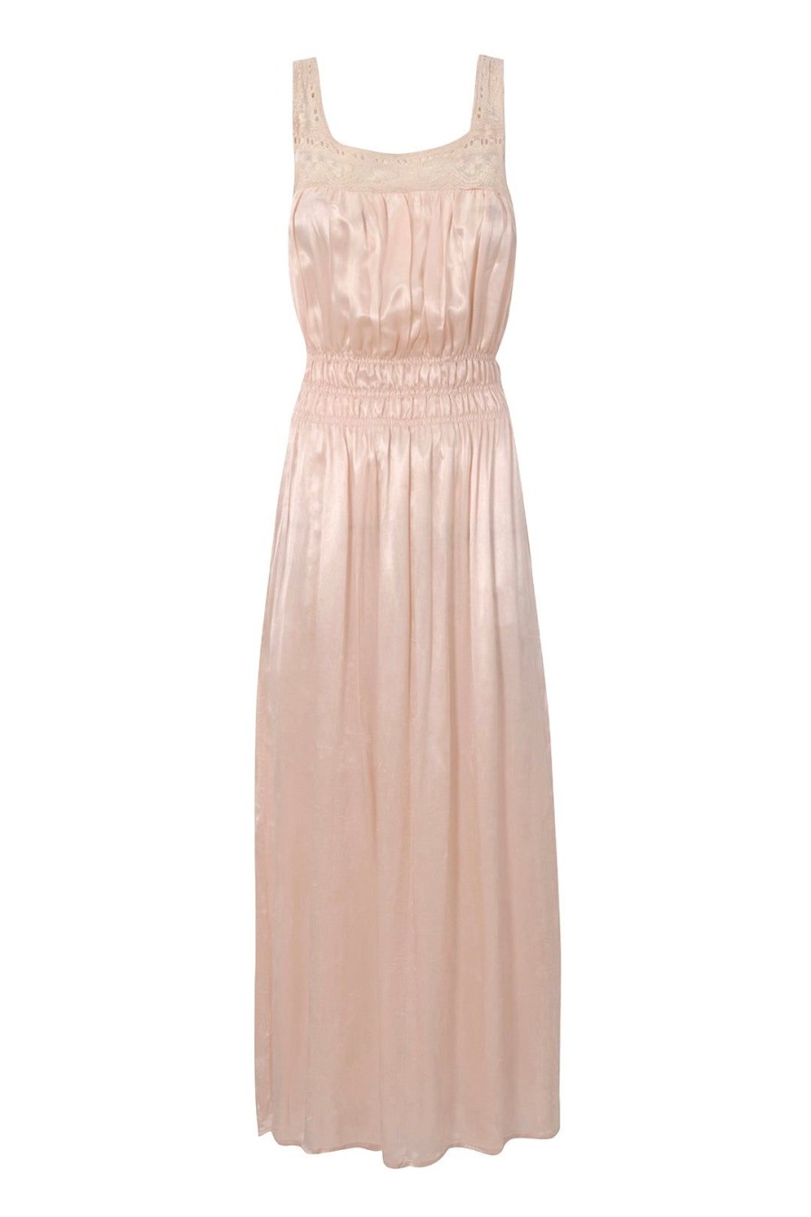 Women Annie's Archive Dresses | 1940'S Pink Silk Slip Dress