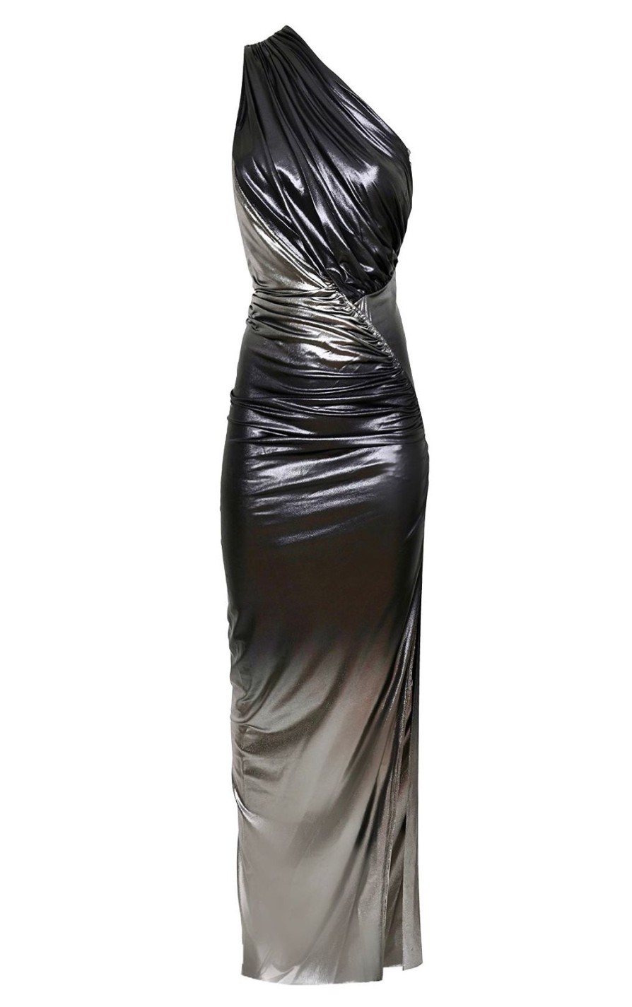 Women Rick Owen's Lilies Dresses | Silver Degrade Hera Dress