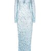 Women Coperni Dresses | Blue Sequin Maxi Dress