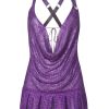 Women Poster Girl Dresses | Barbara Dress-Amethyst