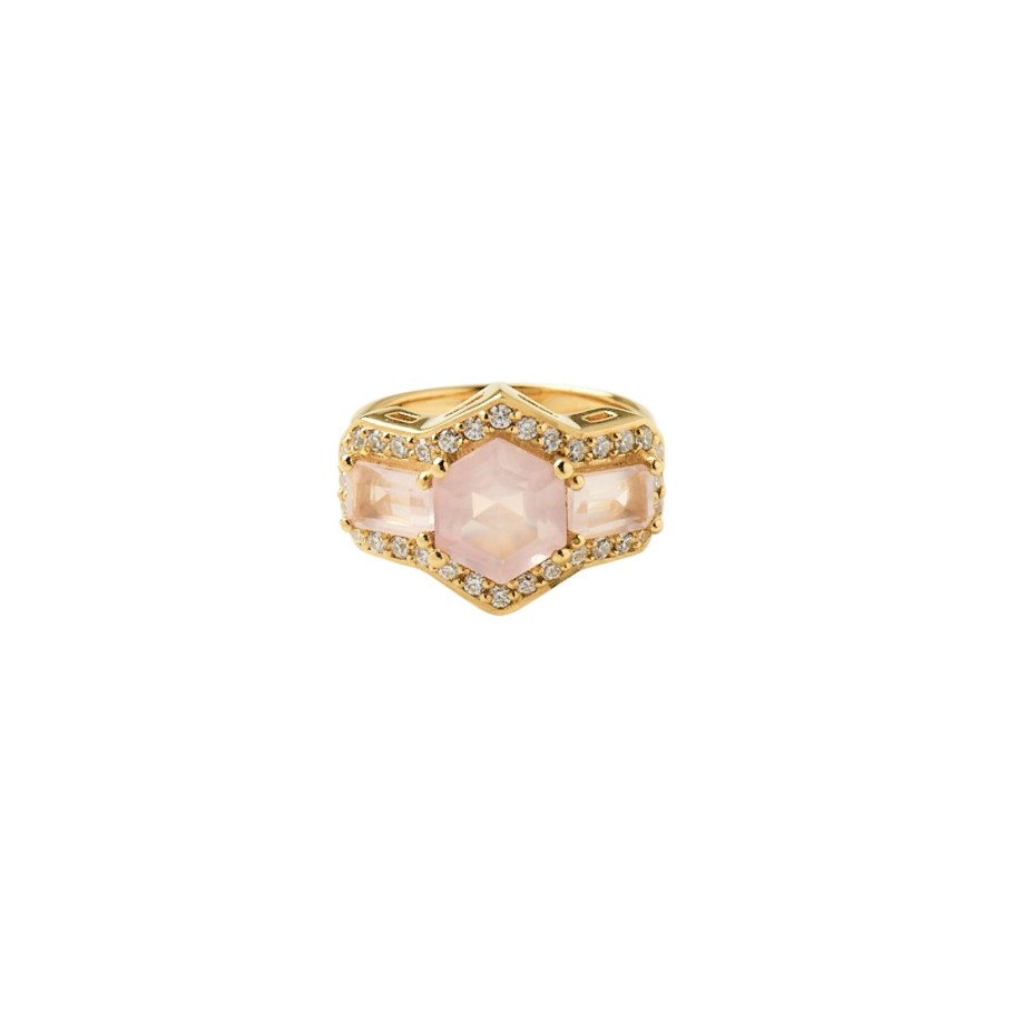 Women Hannah Warner Jewelry | Rose Quartz Love Ring