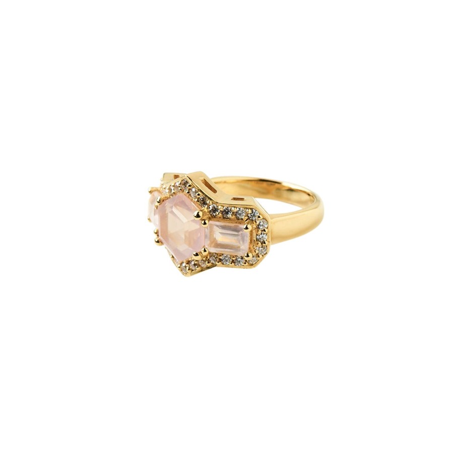 Women Hannah Warner Jewelry | Rose Quartz Love Ring