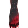 Women Annie's Archive Dresses | Ombre Black Beaded Dress