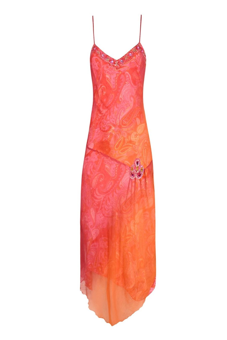 Women Annie's Archive Dresses | Sunset Ombre Beaded Dress