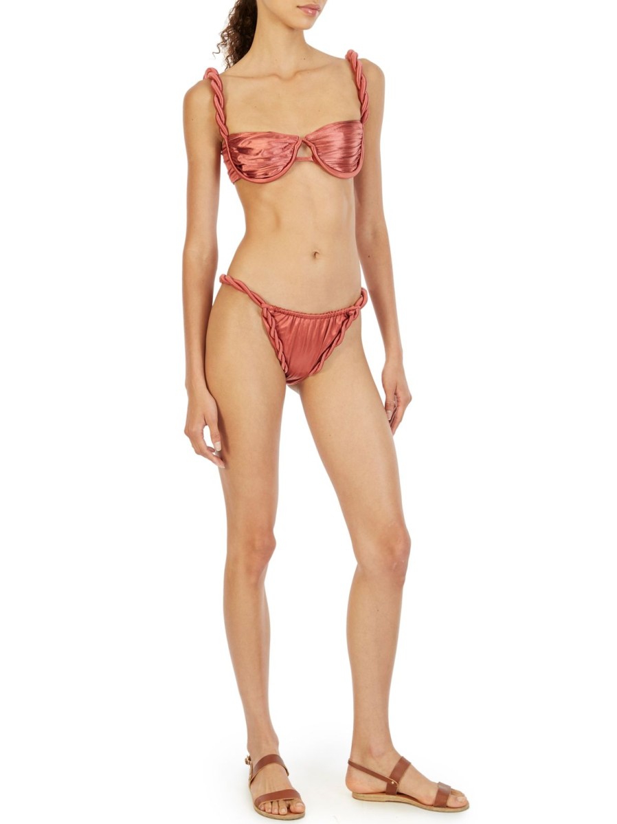 Women Isa Boulder Swimwear | Tight Rope Cherry Top