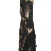 Women Annie's Archive Dresses | Black Meadow Silk Dress