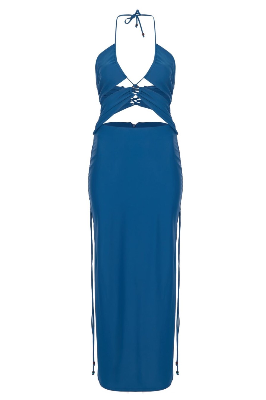 Women Silvia Astore Dresses | Era Cobalt Dress