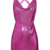 Women Poster Girl Dresses | Magenta Adrienne Dress