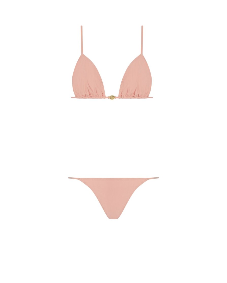 Women Nou Nou Swimwear | Dusty Pink Bikini Set- No.15