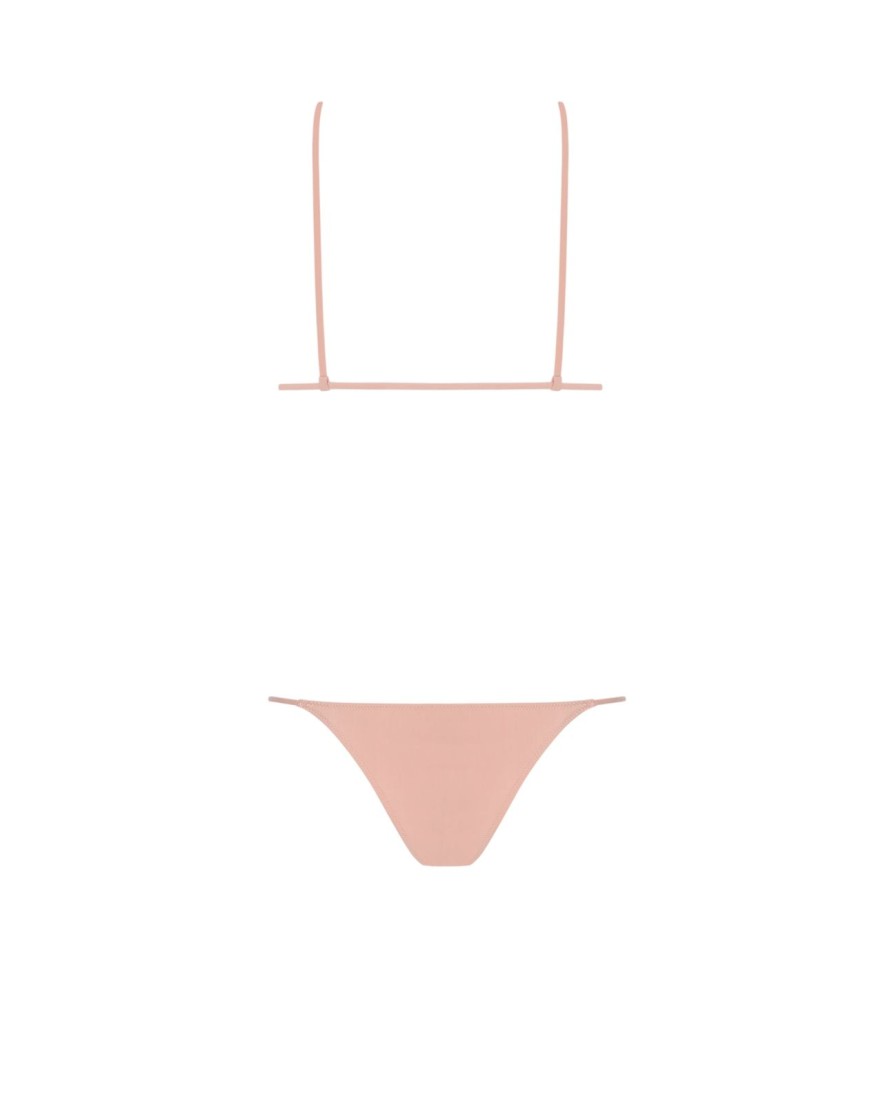 Women Nou Nou Swimwear | Dusty Pink Bikini Set- No.15