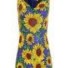 Women Ashish Dresses | Sunflower Beaded Mini Dress