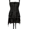 Women Dreaming Eli Dresses | Triple Black Corset Dress