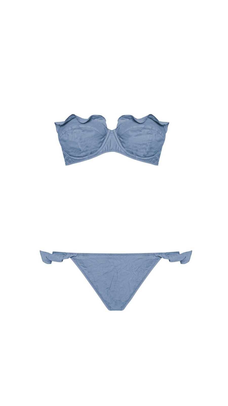 Women Nou Nou Swimwear | Blue Bikini Set- No.3