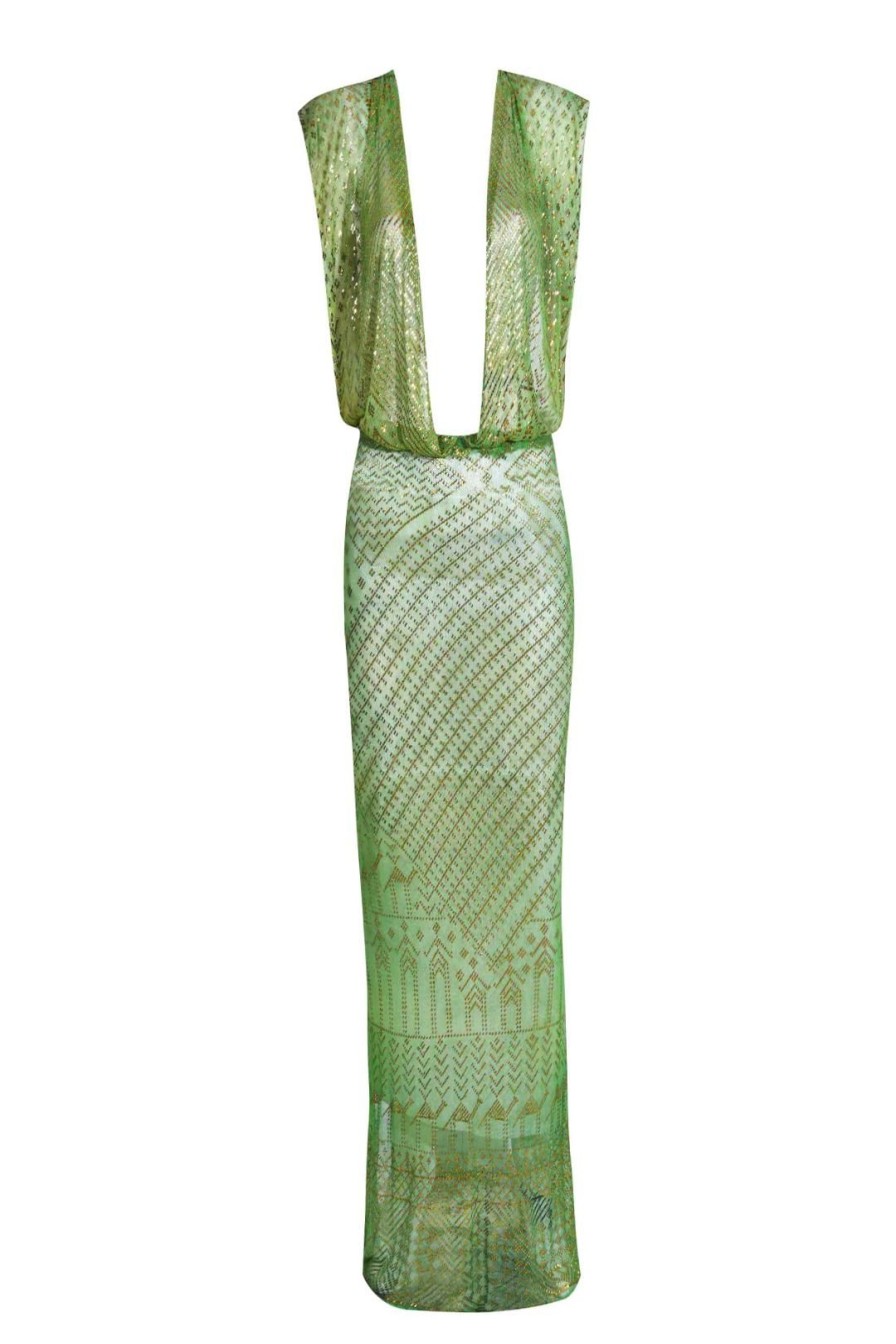 Women Annie's Archive Dresses | 1920'S Egyptian Green Dress