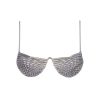 Women Isa Boulder Swimwear | Weavecross Silver & Slate Top