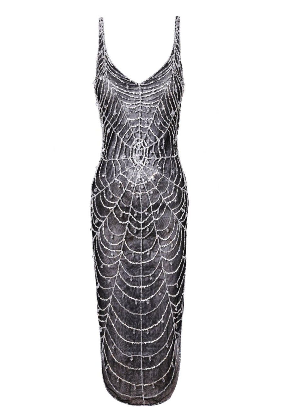 Women Annie's Collection Dresses | Cobweb Midi Dress