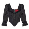 Women Dilara Findikoglu Tops | Mourning Corset