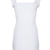 Women De La Vali Dresses | Bandana White Mini Dress