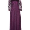 Women Annie's Archive Dresses | 70'S Purple Lace Dress