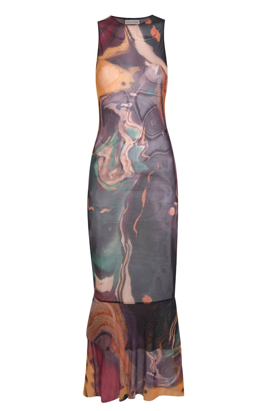 Women Silvia Astore Dresses | Tish Watercolor Dress