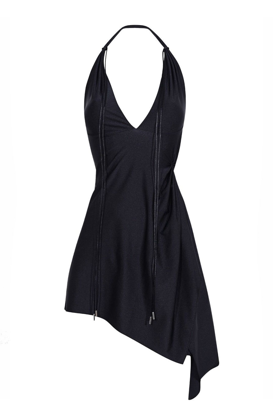 Women Coperni Dresses | Halterneck Draped Mini Dress