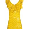 Women Ashish Dresses | Ruffle Beaded Sequin Mini Dress