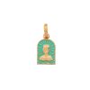 Women Annie's x Jade Jagger Jewelry | Aqua Tanit Enamel Charm, Gold Vermeil